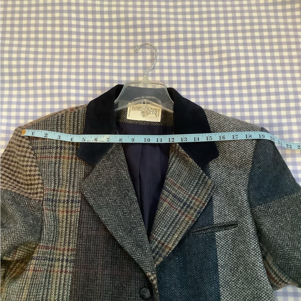 VTG Women's Iconic Patchwork Wool Blazer - image 7